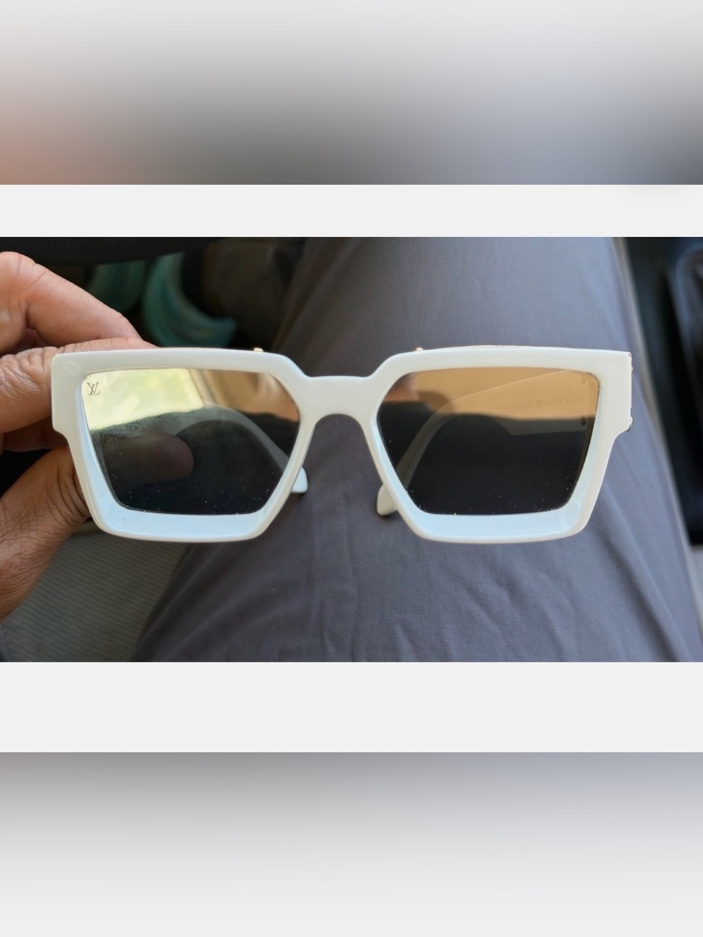Louis Vuitton Fashion White Sunglasses - Picture 4 of 10